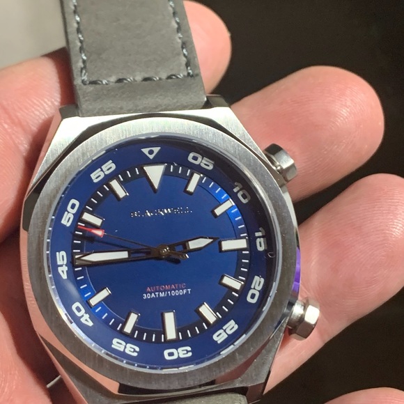 Blackwell Automatic Van Alen Watch Blue Dial SS - Picture 10 of 12